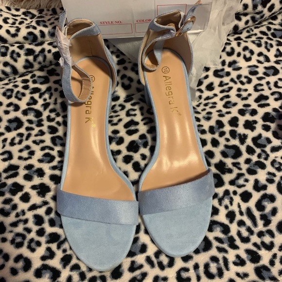 Light blue Allegra K heels - Picture 1 of 2